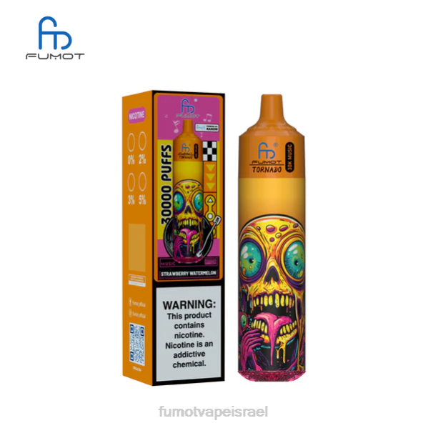 Fumot Disposable Vape - Fumot Tornado מוזיקה של 30K אבטיח תות TNB428