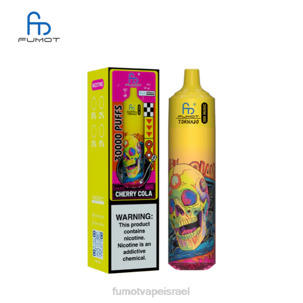 Fumot Disposable Vape - Fumot Tornado מוזיקה של 30K קולה דובדבן TNB48