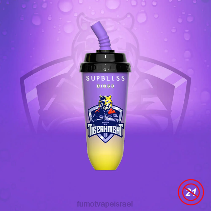 Fumot Shop | מנגו אפרסק 06D6404 מכשיר vape pod חד פעמי 16 מ\"ל 8000 (חתיכה אחת) Fumot Supbliss Bingo