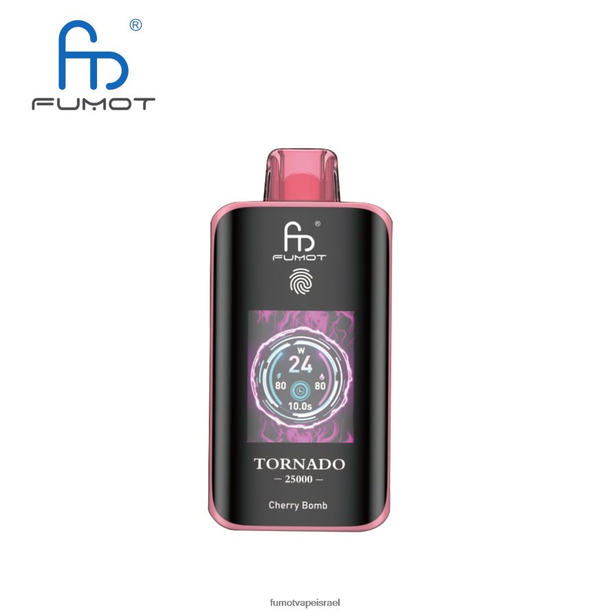 Fumot Shop | Fumot Tornado 25000 וואפ חד פעמי פצצת דובדבן 4JDL6H4