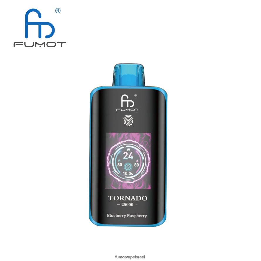 Fumot Technology | Fumot Tornado 25000 וואפ חד פעמי אוכמניות פטל 4JDL6H3