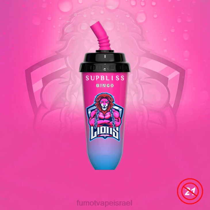 Fumot Vape Online Shop | ענבי סאקורה 06D6406 מכשיר vape pod חד פעמי 16 מ\"ל 8000 (חתיכה אחת) Fumot Supbliss Bingo