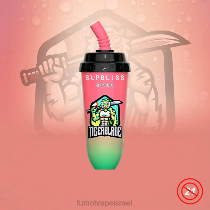 Fumot Vape Online Shop | ענבי סאקורה 06D6406 מכשיר vape pod חד פעמי 16 מ\"ל 8000 (חתיכה אחת) Fumot Supbliss Bingo