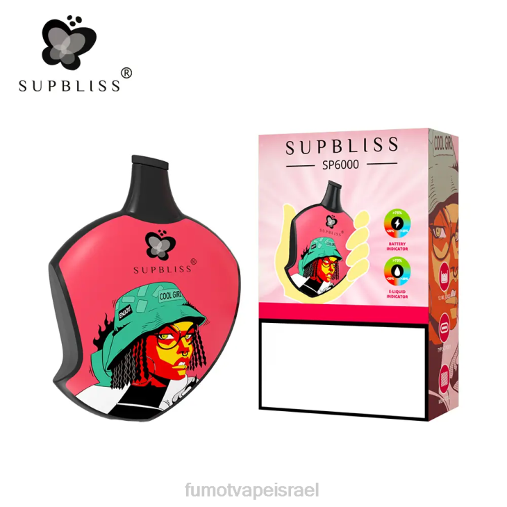 Fumot Vape Online Shop | קרח שופע 06D6456 sp6000 vape pod חד פעמי - 12 מ\"ל (1 חתיכה) Fumot Supbliss
