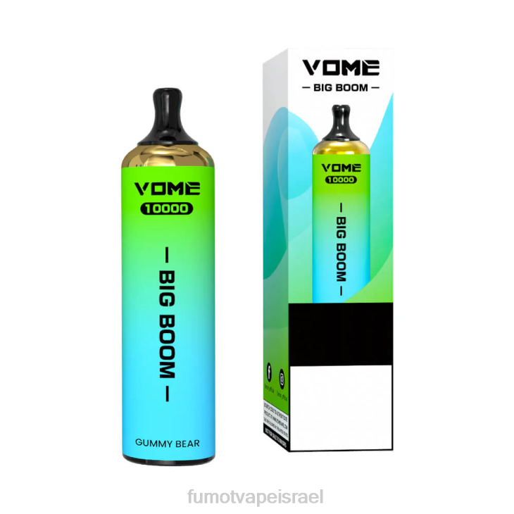 Fumot Vape Shop | דוב גומי 06D6445 עט חד פעמי 10000 - 20 מ\"ל (חתיכה אחת) Fumot Vome Big Boom
