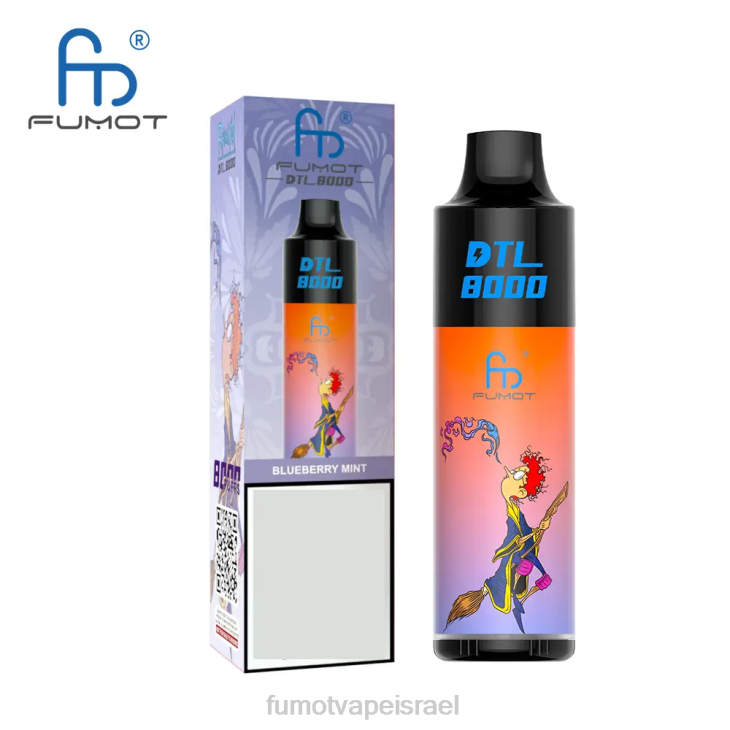 Fumot Vape Online Shop | אוכמניות מנטה 06D6416 עט 8000 חד פעמי - 16 מ\"ל (חתיכה אחת) Fumot DTL