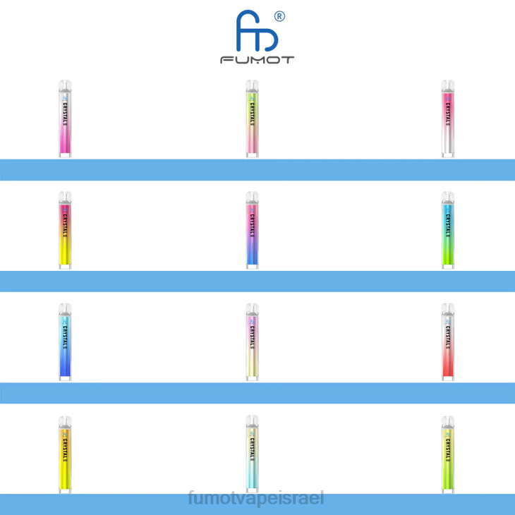 Fumot Shop | ד\"ר. כְּחוֹל 06D6384 2 מ\"ל (סט 3 חתיכות) חד פעמי - תואם 600 tpd Fumot Crystal
