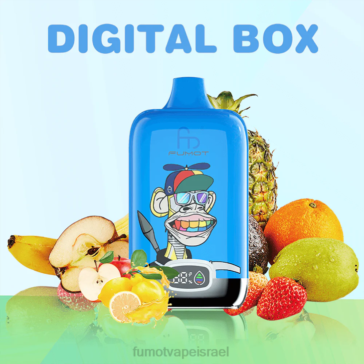 Fumot Vape Online Shop | קרח שופע 06D6136 12000 פוד חד פעמי 20 מ\"ל - (חתיכה אחת) Fumot Digital Box