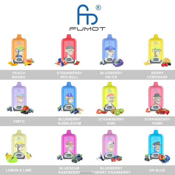 Fumot Vape Online Shop | קרח שופע 06D6136 12000 פוד חד פעמי 20 מ\"ל - (חתיכה אחת) Fumot Digital Box