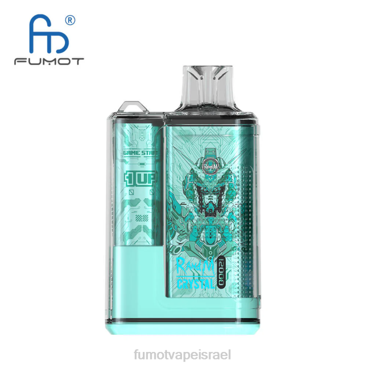 Fumot Vape Online Shop | ד\"ר כחול 06D6266 1 חתיכה - 12000 קופסת וואפ חד פעמית 20 מ\"ל Fumot Crystal
