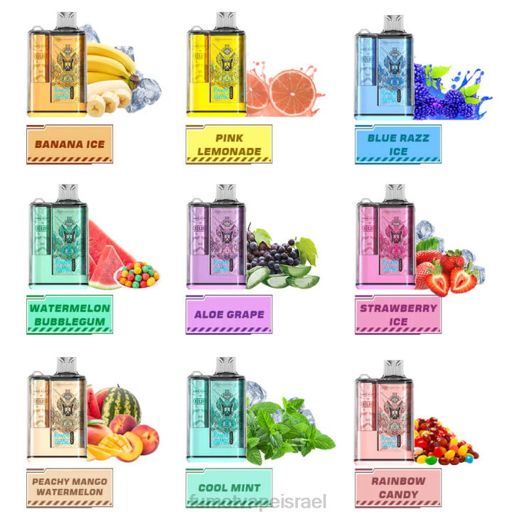Fumot Vape Online Shop | קרח אבטיח 06D6286 20 מ\"ל 12,000 קופסת וואפ חד פעמית (חתיכה אחת) Fumot Crystal
