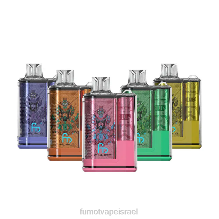 Fumot Vape Shop | לימונדה ורודה 06D6275 1 חתיכה - 12000 קופסת וואפ חד פעמית 20 מ\"ל Fumot Crystal