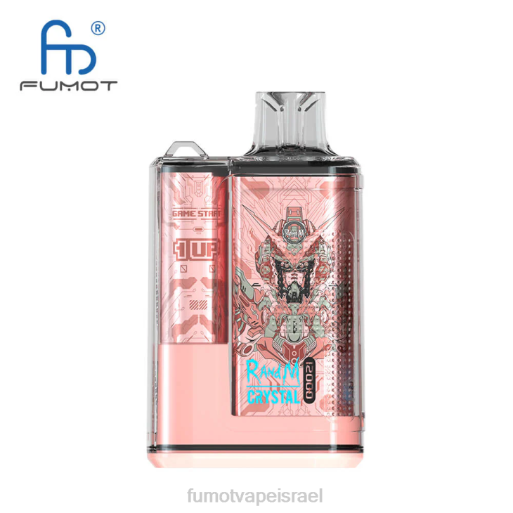 Fumot Vape Shop | לימונדה ורודה 06D6275 1 חתיכה - 12000 קופסת וואפ חד פעמית 20 מ\"ל Fumot Crystal