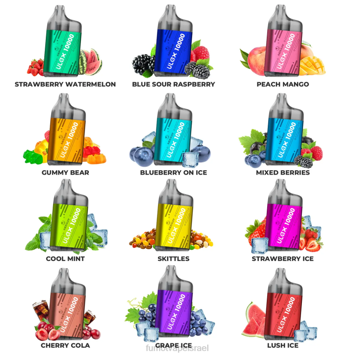 Fumot Vape Online Shop | קולה דובדבן 06D6306 10000 פוד חד פעמי - 12 מ\"ל (חתיכה אחת) Fumot Movkin Ulax