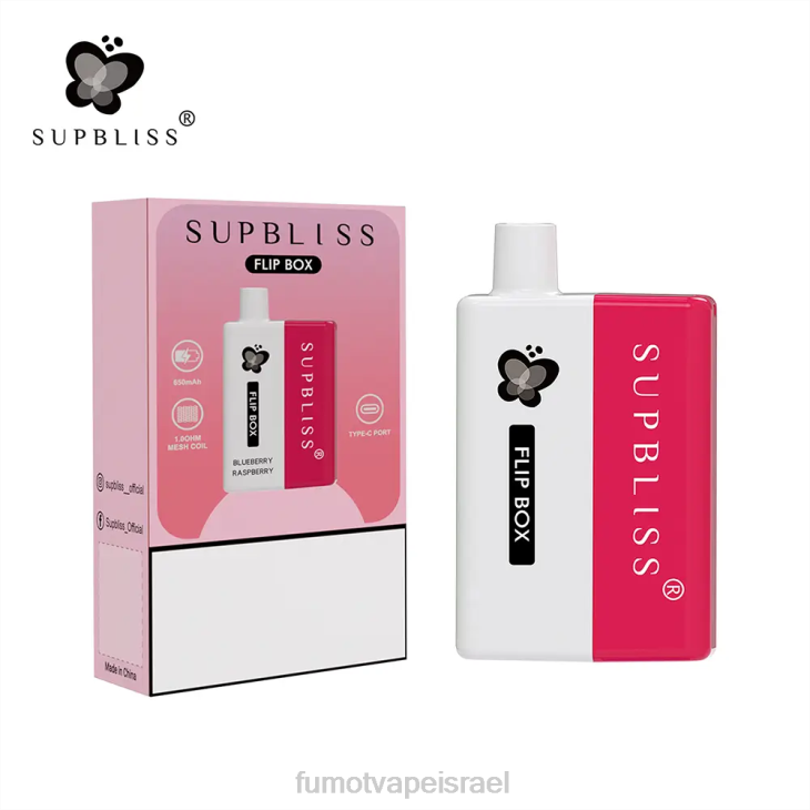 Fumot Disposable Vape | קרח מנגו 06D6338 ערכת vape להחלפה קופסה 6000 - 10 מ\"ל (1 חתיכה) Fumot Supbliss Flip