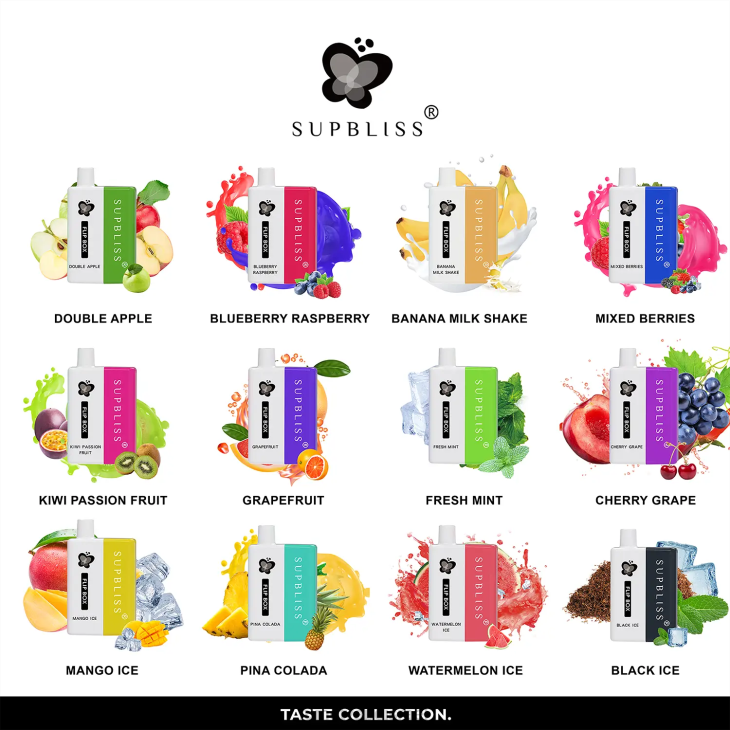 Fumot Vape Online Shop | אשכוליות 06D6336 ערכת vape להחלפה קופסה 6000 - 10 מ\"ל (1 חתיכה) Fumot Supbliss Flip