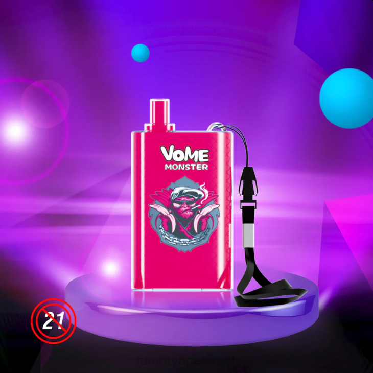 Fumot Disposable Vape | מנטה קרירה 06D6428 10000 מכשיר vape pod חד פעמי - 20 מ\"ל (1 חתיכה) Fumot Vome Monster