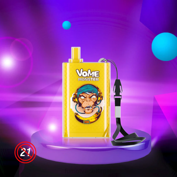 Fumot Disposable Vape | מנטה קרירה 06D6428 10000 מכשיר vape pod חד פעמי - 20 מ\"ל (1 חתיכה) Fumot Vome Monster